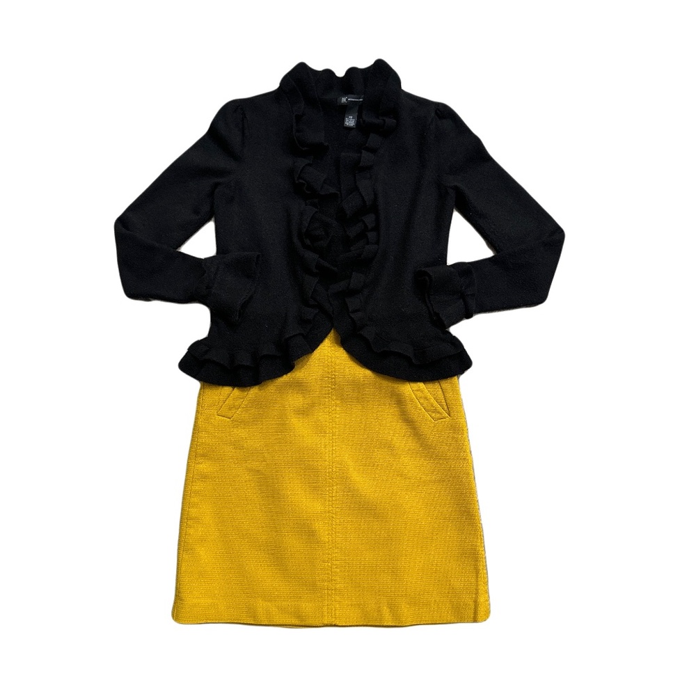 INC Int Concepts Crop Ruffle Shrug, Size Extra Small, Stretchable Fabric